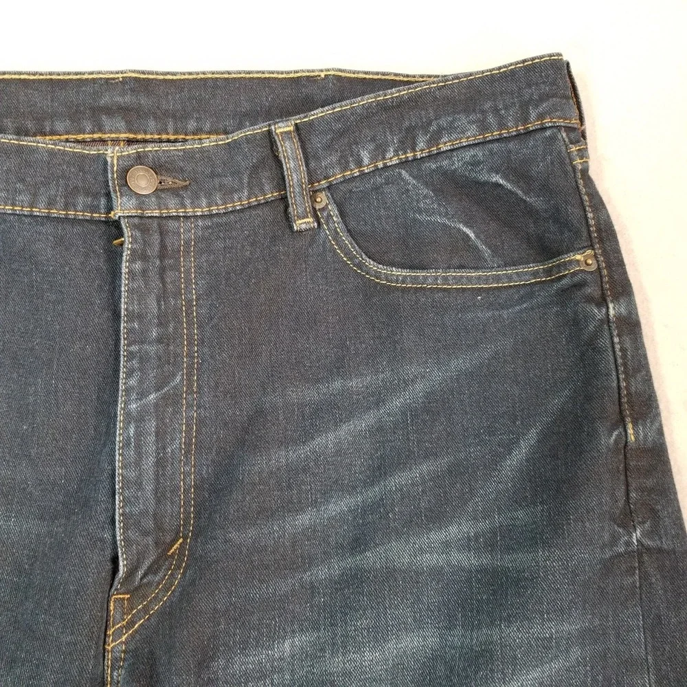 Levi's 505 jeans men's 38 x 34 regular fit straight blue denim pants